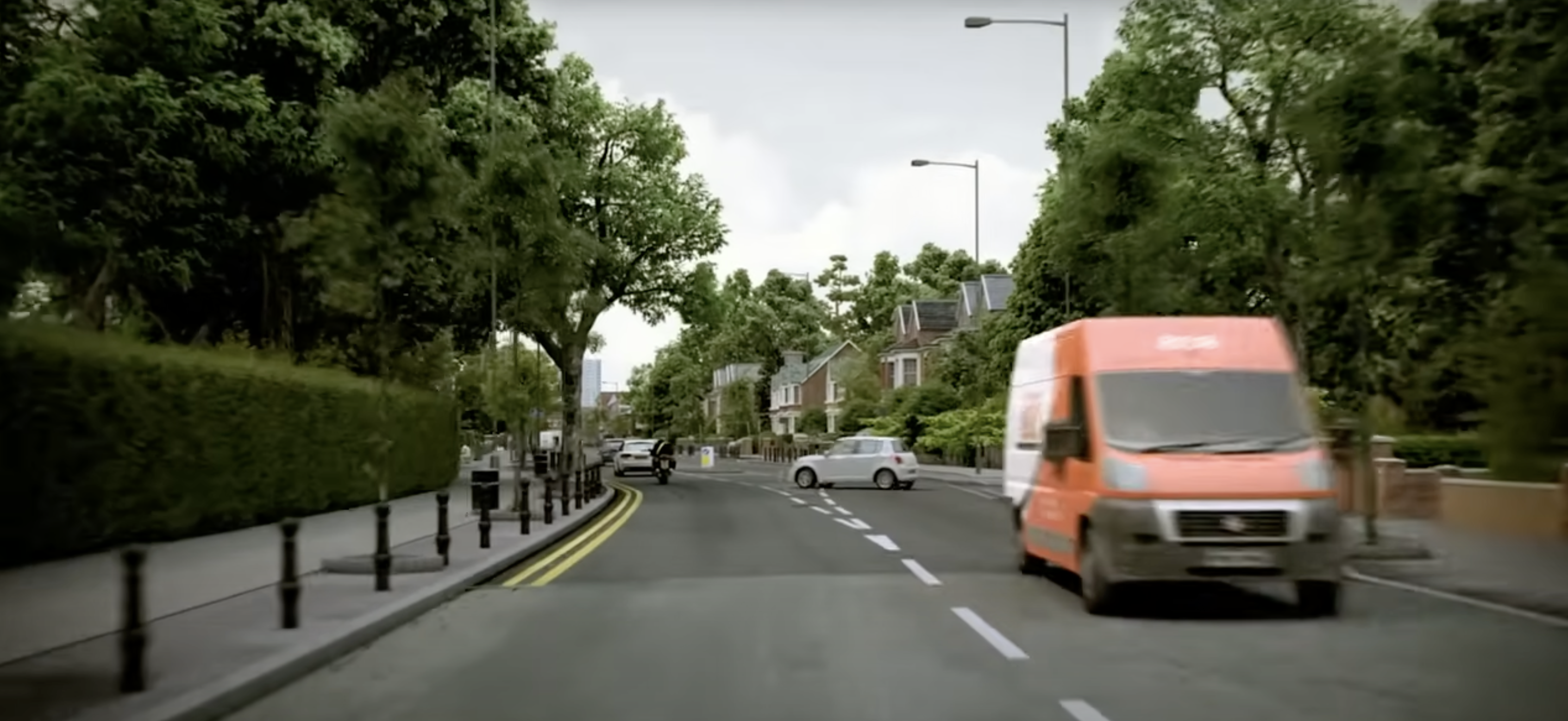 Hazard perception training scene